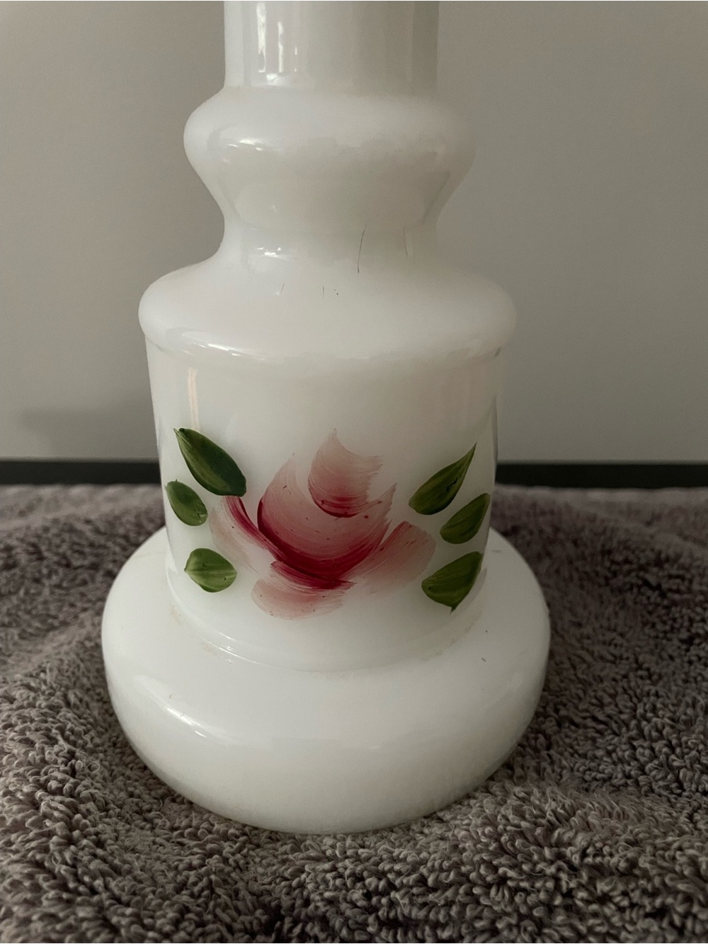 Vintage Milk Glass Lamp